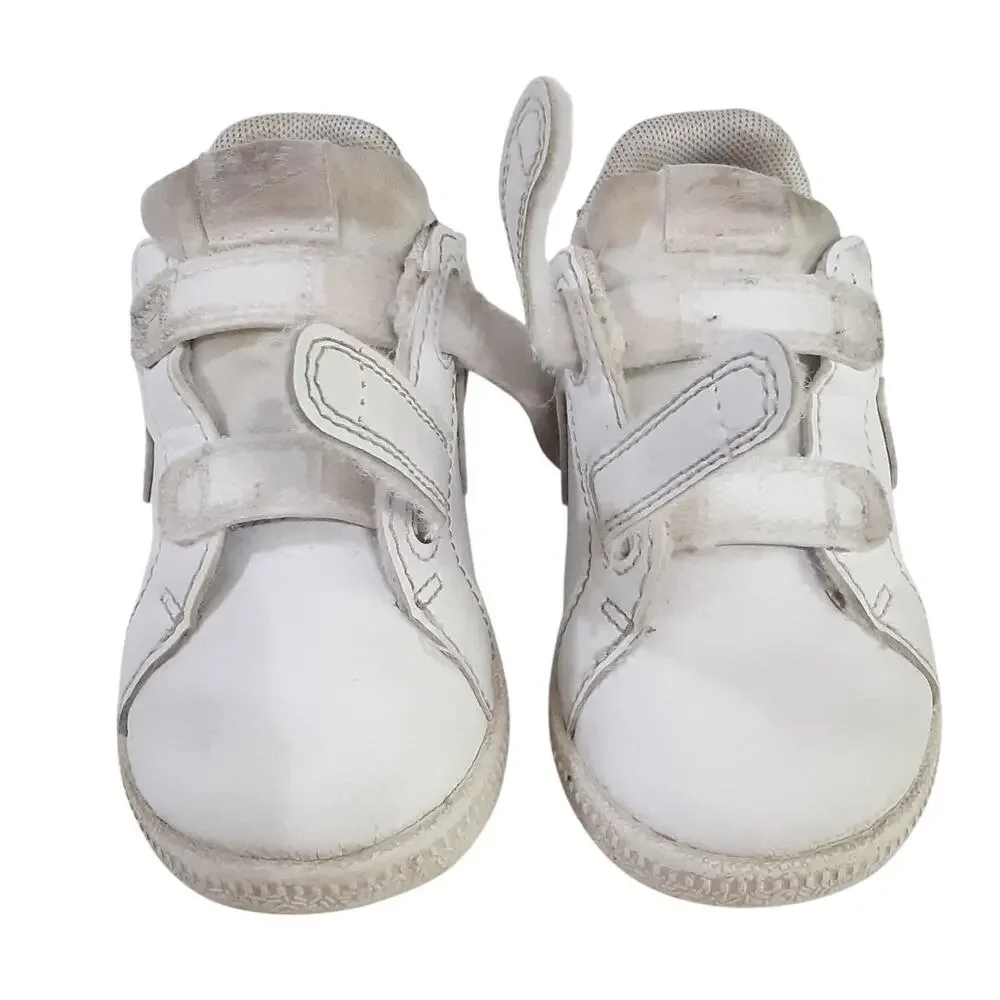 Nike Court Royale Baby Sneakers White Leather Hook Loop Toddler 6.5 Running Shoe